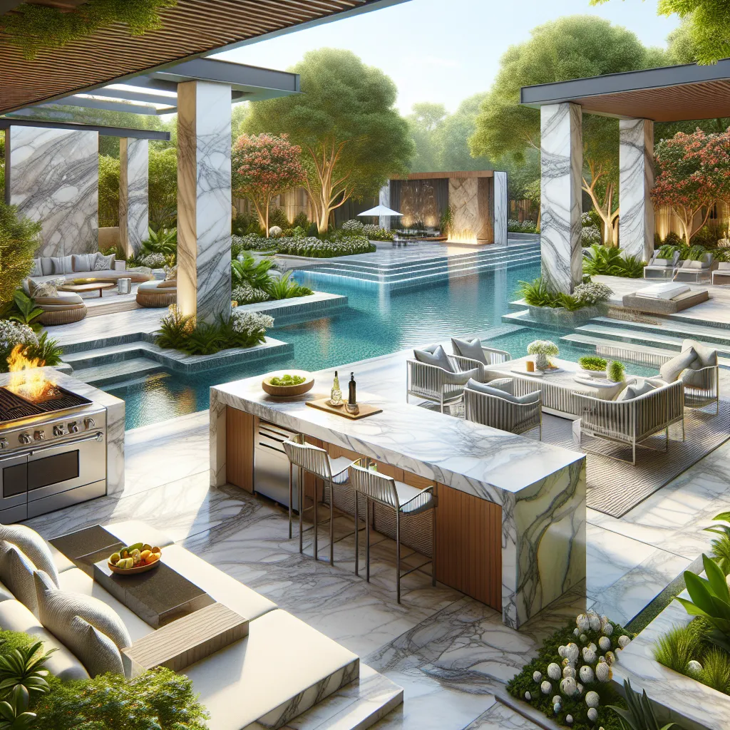 Inspiring Ideas for Using Marble in Outdoor Spaces