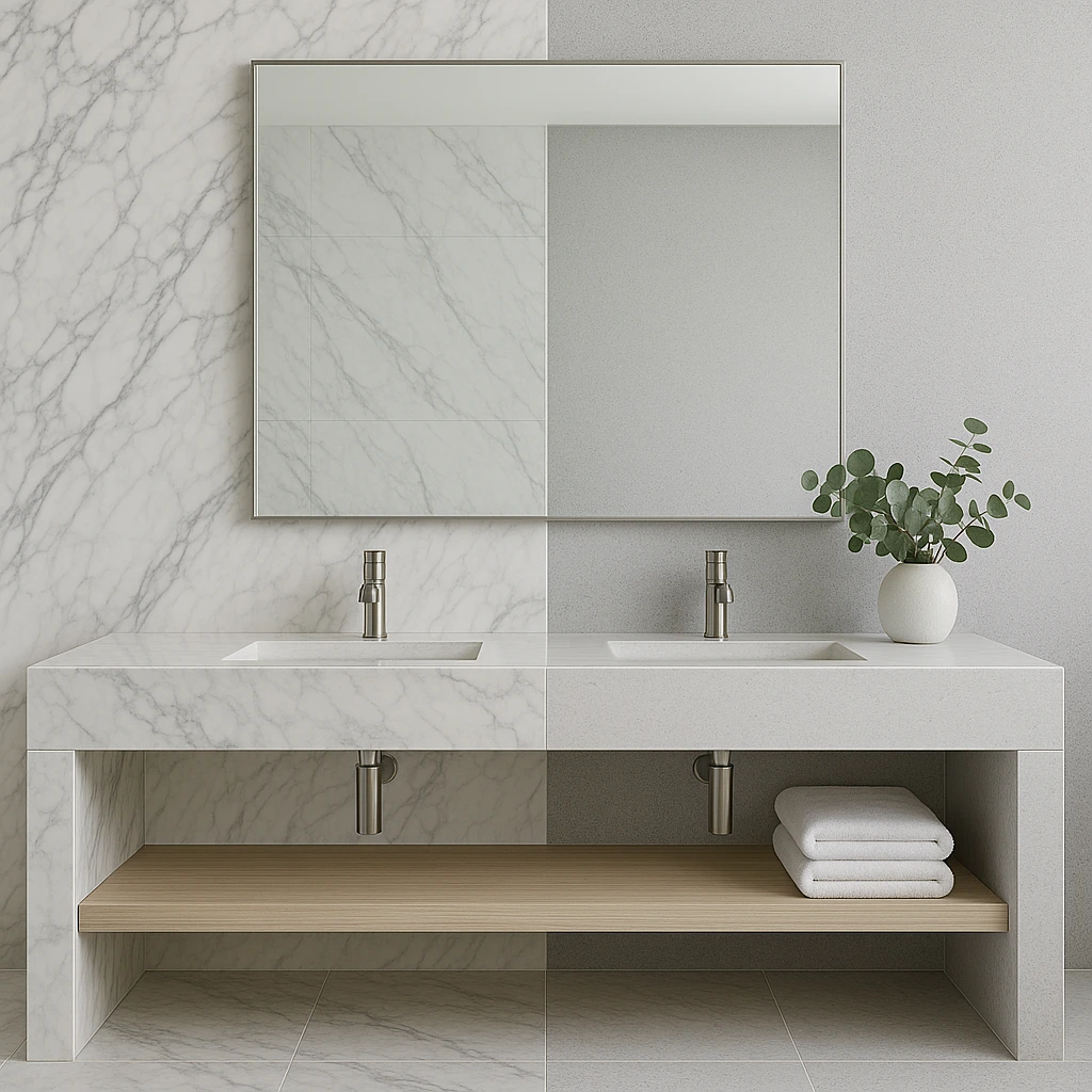 The Differences Between Artificial Stone and Natural Marble